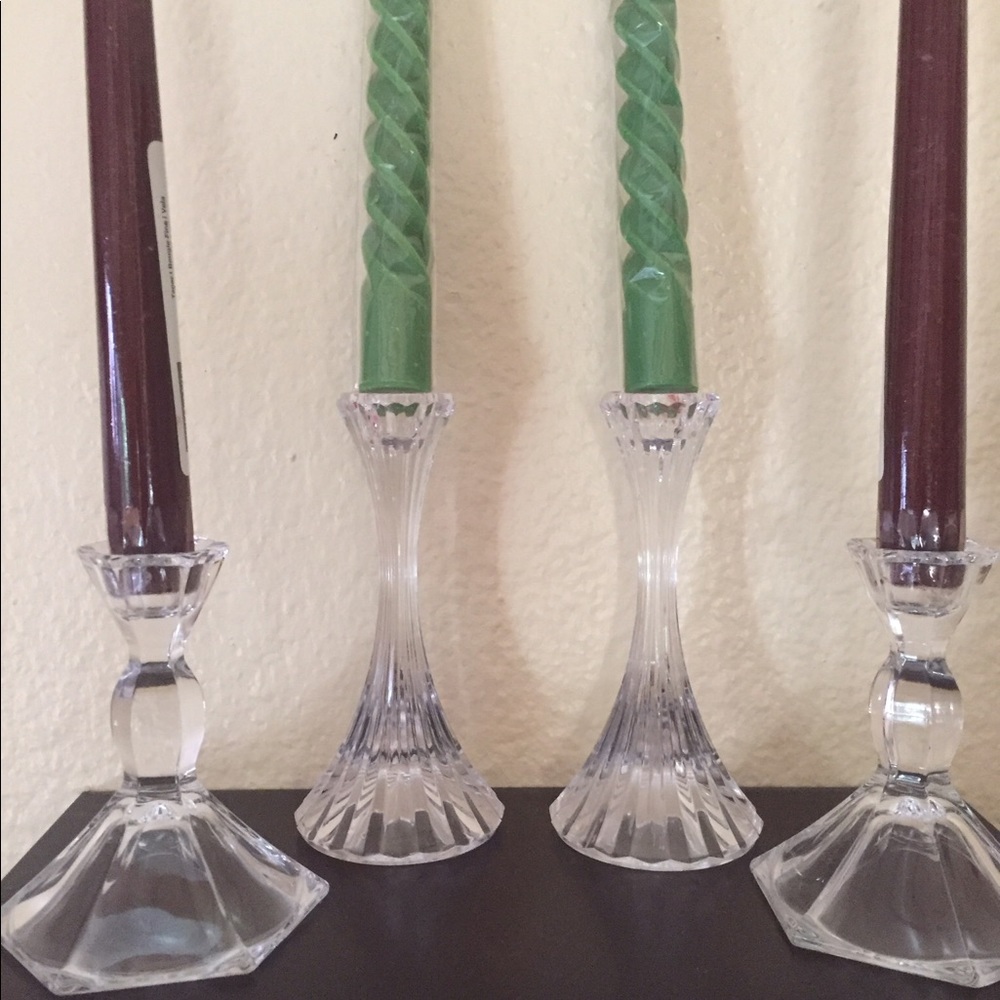 Candle Holders 2 Pairs - Picture 2 of 4